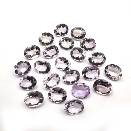 Natural Pink Lavender Amethyst Oval Cut Loose Gemstone Lot 40 Pcs 9*11 MM 121 CT
