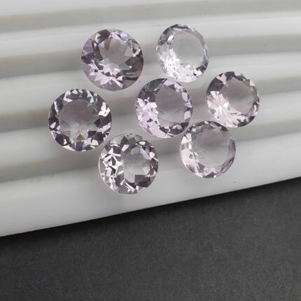 Natural Lavender Amethyst Round Cut Loose Gemstone Lot 26 Pcs 12 MM 143 CT