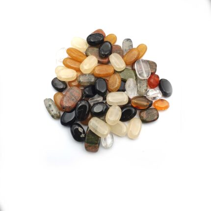 Natural Mix Loose Drilled Oval Gemstone Beads Lot 13 Pcs 7*10-10*16 MM 51 CT