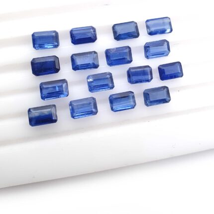 Natural Kyanite Octagon Cut Loose Gemstone Lot Blue Kyanite 14 Pcs 4*6 MM 10 CT