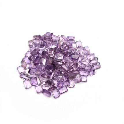 Natural Brazilian Amethyst Octagon Cut 4*6-5*7 MM 100 CT 112 PCS