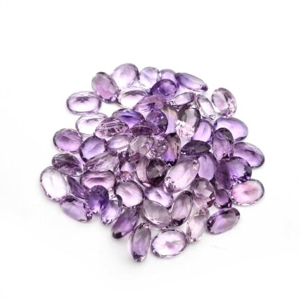 Natural Brazilian Amethyst Oval Cut 9*11-10*14 MM 100 CT 21 PCS