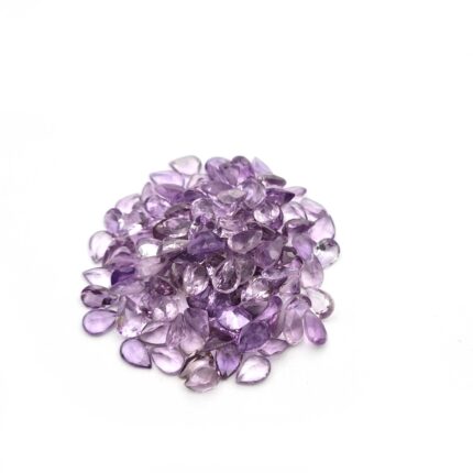 Natural Brazilian Amethyst Pear Cut 5*7 MM 100 CT 168 PCS