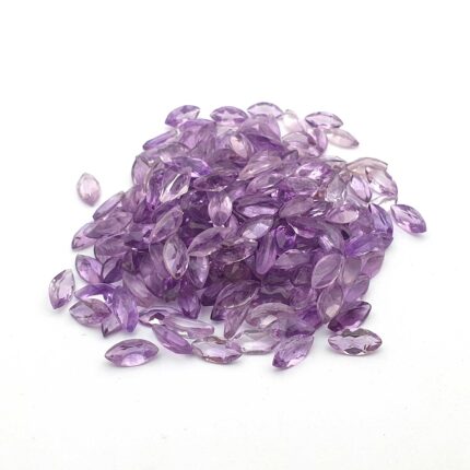 Natural Brazilian Amethyst Marquise Cut 4*8 MM 100 CT 207 PCS