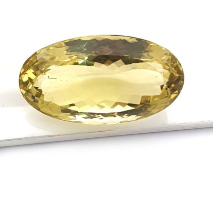 Natural Lemon Quartz Oval Cut Loose Gemstone 1 Pc 22*28 MM 85 CT
