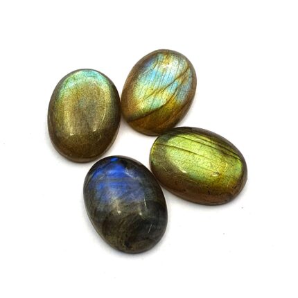 Natural Labradorite Oval Cabochon Multi Fire Gemstone Lot 40 Pcs 8*10 mm 120 Ct