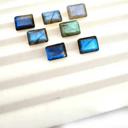 Natural Labradorite Octagon Cut Loose Gemstone Lot 36 Pcs 7*9 MM 88 CT