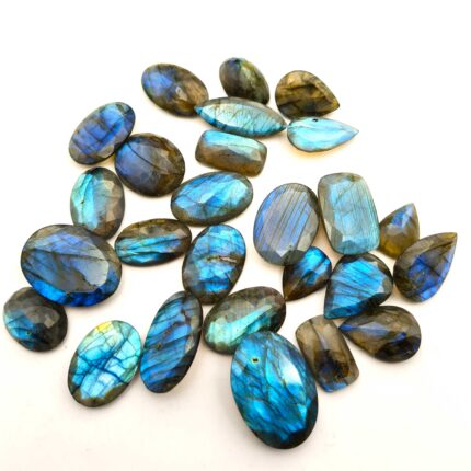 Natural Labradorite Mix Shape Cut Loose Gemstone Lot 14*21-24*32 MM 5 Pcs