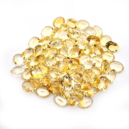 Natural Citrine Oval Cut Loose Gemstone 9*11 MM 50 CT 17 Pcs