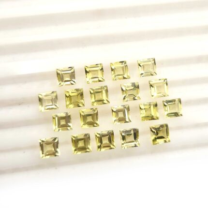 Natural Lemon Quartz Octagon Cut Loose Gemstone Lot 55 Pcs 8 MM 121 CT