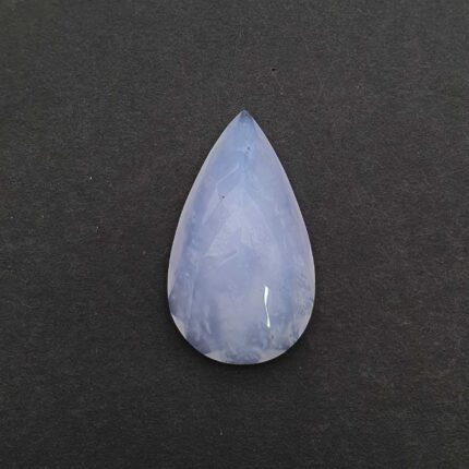 Natural Chalcedony Pear Cut Loose Stone Large Pear Gemstone 1 Pcs 22*38 mm 47 CT
