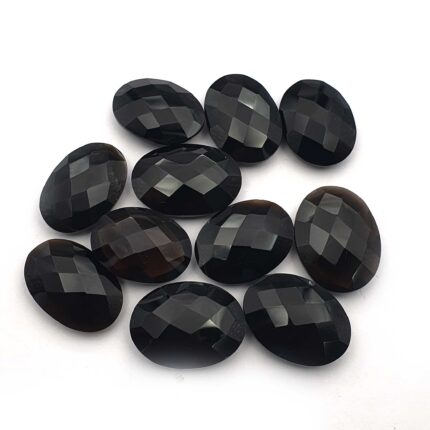 Natural Smoky Quartz Oval Briolette Cut Stone Lot 16*22-17*23 MM 54 CT 3 Pcs