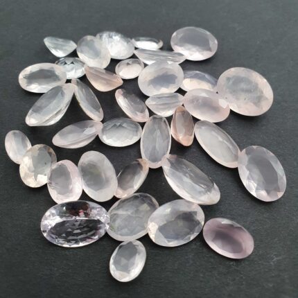Natural Rose Quartz Mix Size Oval Cut Gemstone Lot 11 Pcs 8*11-15*20 MM 75 CT