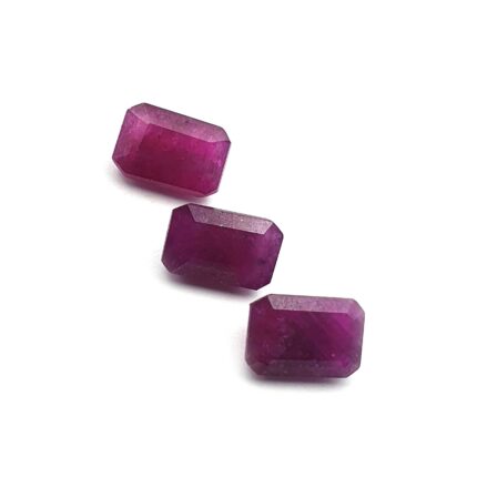 Natural Ruby Octagon Cut Loose Pink Ruby Gemstone 1 pc 7.5x11 mm 5 CT