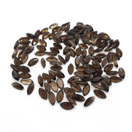 Natural Smoky Quartz Marquise Cut Loose Stone Lot 5*10 MM 100 CT 109 Pcs