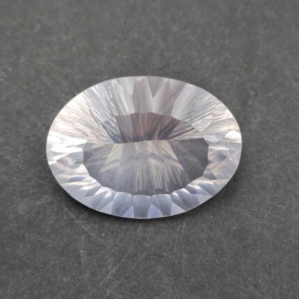 Natural Rose Quartz Large Oval Concave Cut Loose Gemstone 32x43 MM 123 CT