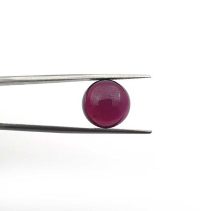 Natural Rhodolite Garnet Round Cabochon Loose Gemstone Lot 1 Pcs 12 MM 10 CT