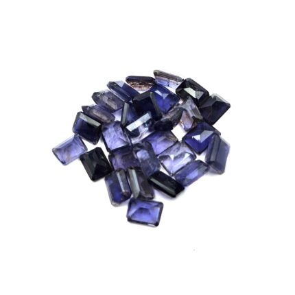 Natural Iolite Octagon Cut Loose Gemstone Lot 6*8 MM 50 CT 39 Pcs