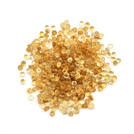 Natural Hessonite Round Cabochon Loose Gemstone Lot 100 Pcs 2.20 mm