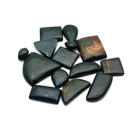 Natural Blood Stone Mix Cabochon Loose Gemstone Lot 8 Pcs 11-35*13-36 MM 100 CT