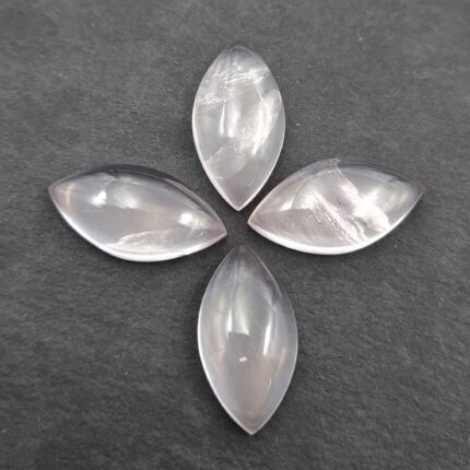 Natural Rose Quartz Marquise Loose Stone Lot 4 Pcs 12*23 MM 50 CT