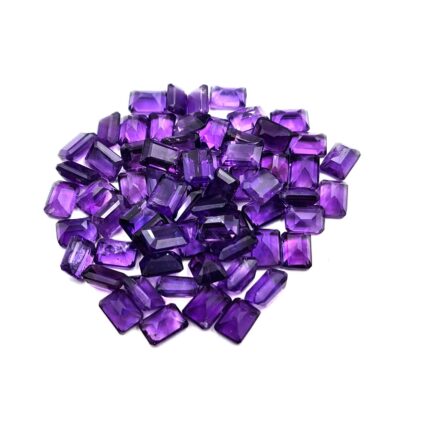 Natural African Amethyst Octagon Cut Loose Gemstone Lot 5*7 MM 100 CT 102 PCS