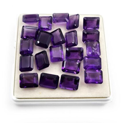 Natural African Amethyst Octagon Cut Loose Gemstone Lot 7*9 MM 100 CT 45 PCS