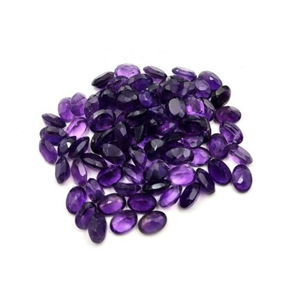 Natural African Amethyst Oval Cut Loose Gemstone Lot 5*7 MM 100 CT 145 PCS