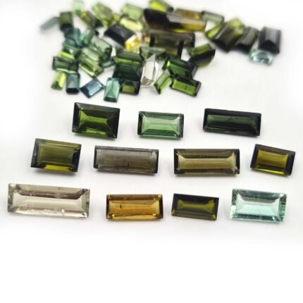 Natural Multi Tourmaline Baguette Cut Loose Gemstone 27 Pcs 2x3-4x12 MM 11 CT