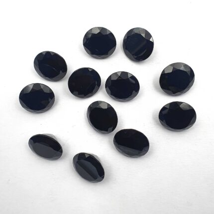 Natural Black Spinel Round Cut Loose Gemstone lot 3 Pcs 20 MM 103 CT