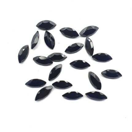 Natural Black Spinel Marquise Cut  Loose Gemstone lot 21 Pcs 6*12 MM 42 CT
