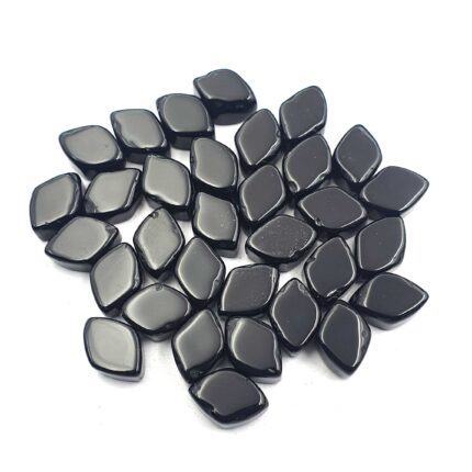 Natural Black Spinel Marquise Cabochon Loose Gemstone lot 16 Pcs 10*14 MM 104 CT