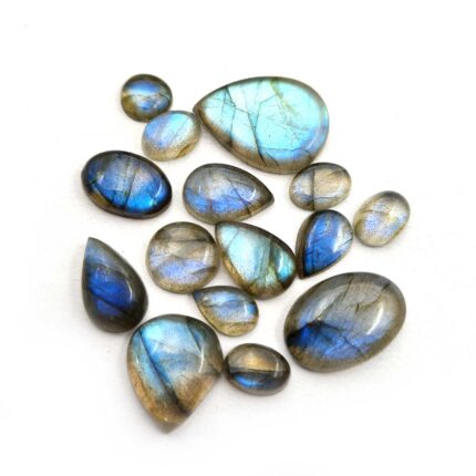 Natural Labradorite Mix Shape Cabochon Fire Gemstone 68 Pcs 4x6-12x16 MM 145 CT