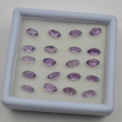 Natural Brazilian Amethyst Marquise Cut Loose Gemstone 199 Pcs 4*8 MM 100 CT