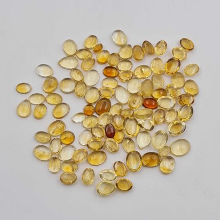 Natural Citrine Mix Shape Cabochon Loose Gemstone Lot 101 Pcs 3x4-8x12 MM 100 CT