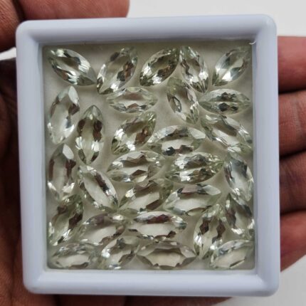 Natural Green Amethyst Marquise Cut Loose Stone Lot 53 Pcs 5*10-7*14 MM 100 CT
