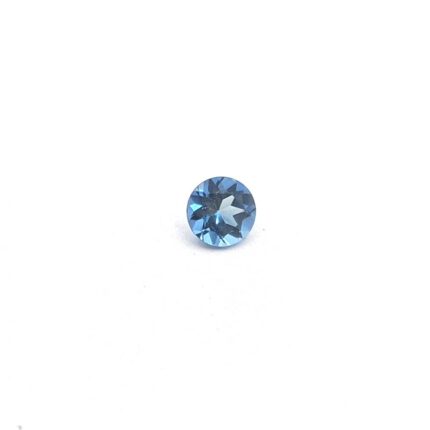 Natural London Blue Topaz Round Cut 4.25 MM .22 CT 1 Pcs
