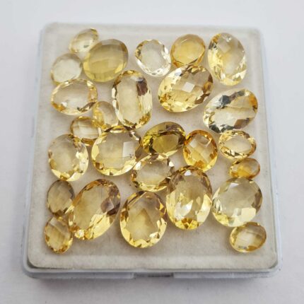 Natural Citrine Oval Cut Loose Gemstone Lot 20 Pcs 6*8-13*18 MM 50 CT