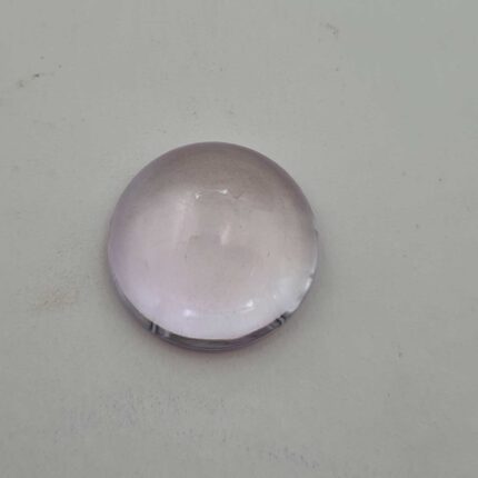 Natural Pink Amethyst Round Cabochon Loose Gemstone 20 MM 27 CT