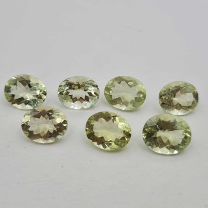Natural Helidor Oval Cut Loose Gemstone Lot 7 Pcs 8*10 MM 15 CT
