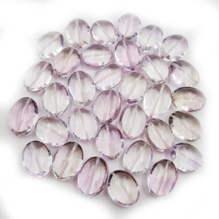 Natural Pink Amethyst Beads Cabs Loose Gemstone Lot 12 Pcs 11*14-11*15 MM 107 CT