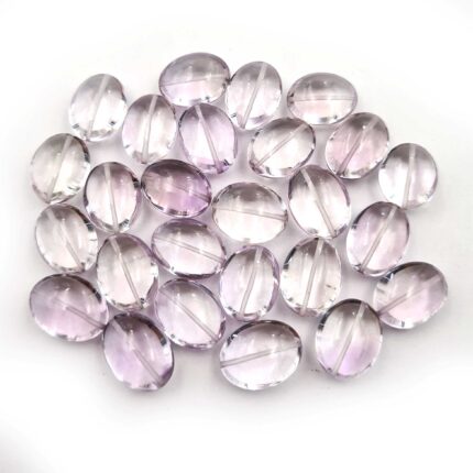 Natural Pink Amethyst Beads Cabs Loose Gemstone Lot 11 Pcs 11*15 MM 120 CT