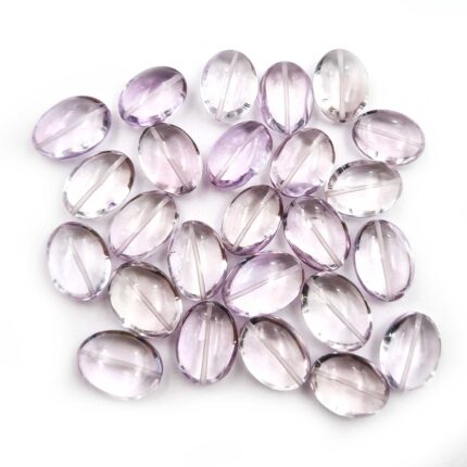 Natural Pink Amethyst Beads Cabs Loose Stone Lot 16Pcs 10*14-10.50*14.50MM 117CT