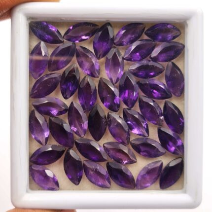 Natural African Amethyst Marquise Cut Loose Stone Lot 6x12 MM 182 CT 125 Pcs