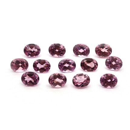 Natural Garnet Oval Cut Loose Gemstone Lot 12 Pcs 4*5 MM 5 CT