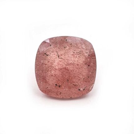Natural Cherry Quartz Cushion Cut Loose Gemstone 17 MM 16.55 CT