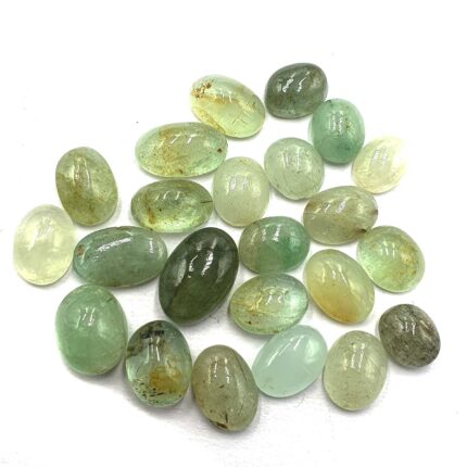 Natural Emerald Oval Cabochon Loose Gemstone Lot 7*9-9.5*14 MM 74 CT 23 Pcs
