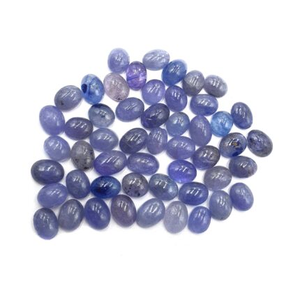 Natural Blue Sapphire Oval Cabochon Loose Stone Lot 5.5*7-6*8.5 MM 20 CT 13 Pcs