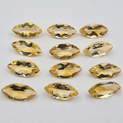 Natural Citrine Marquise Cut Loose Gemstone Lot 42 Pcs 7*14 MM 100 CT