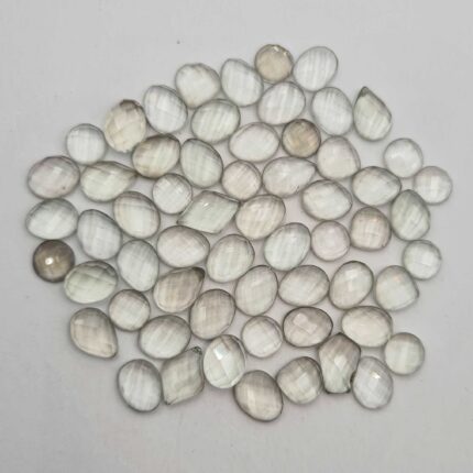 Natural Green Amethyst Mix Checker Cut Gemstone Lot 64 Pcs 7-8 MM 100 CT